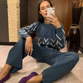 Traje de suéter y pantalón Maisie